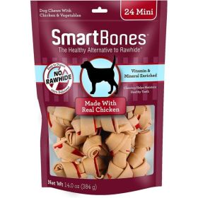 SmartBones Chicken & Vegetable Dog Chews - Mini - 2" Long