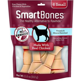 SmartBones Chicken & Vegetable Dog Chews - Small - 3.5" Long -